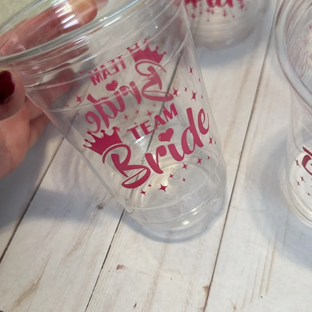 Bachelorette team bride cups